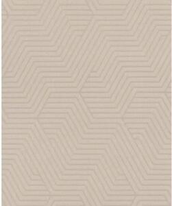 TF00312522 geometrikus mintájú drapp tapéta