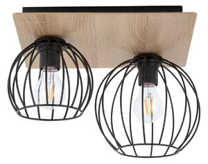 Sigma lighting modern skandináv mennyezeti lámpa cyber fekete tölgy sig32358