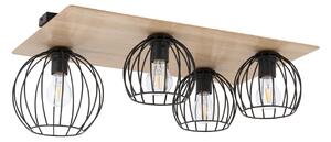 Sigma lighting modern skandináv mennyezeti lámpa cyber fekete tölgy sig32360