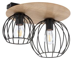 Sigma lighting modern skandináv mennyezeti lámpa cyber fekete tölgy sig32355