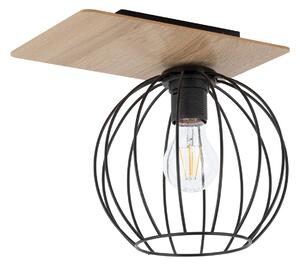 Sigma lighting modern skandináv mennyezeti lámpa cyber fekete tölgy sig32357