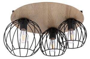 Sigma lighting modern skandináv mennyezeti lámpa cyber fekete tölgy sig32356