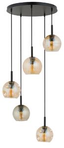 Sigma lighting modern függeszték como borostyán fekete sig32183