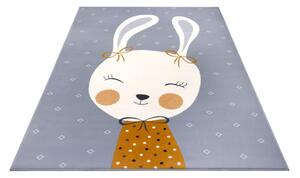 Szürke gyerek szőnyeg 220x160 cm Bunny Polly - Hanse Home