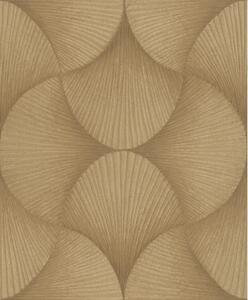 TF00608243 geometrikus mintájú arany tapéta