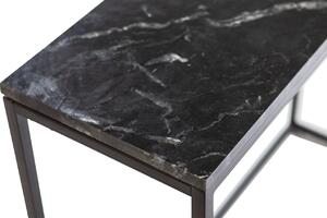Hoorns Fekete márvány fésülködőasztal Mell 90 x 30 cm