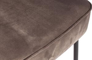 Hoorns Tergi nugát barna bársony étkezőpad 120 cm