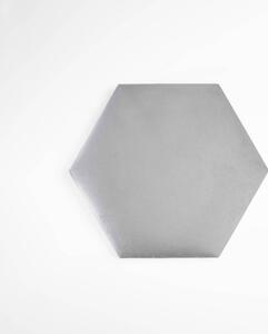 Hexa_S bársony hatszög falpanel - 2240 halványszürke