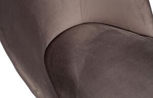 Hoorns Tergi nugát barna bársony fotel