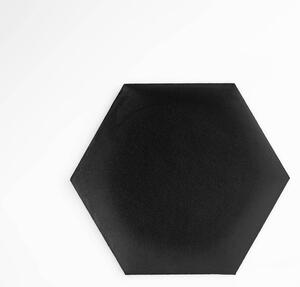 Hexa_S bársony hatszög falpanel - 2219 fekete