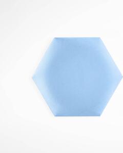 Hexa_S bársony hatszög falpanel - 2260 babakék