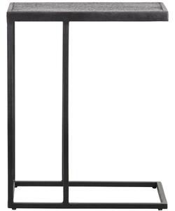 Hoorns Fekete fém oldalasztal Fabe 55 x 45 cm