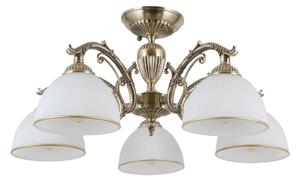 Italux klasszikus csillár feneza antik bronz fehér itxpnd-5122-5