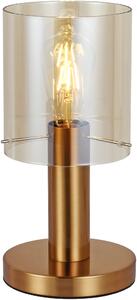 Italux glamour modern asztali lámpa sardo füstös sárgaréz itxtb-5581-1-bro+amb