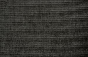 Hoorns Fekete kordbársony sarokkanapé Twilight 274 cm, bal