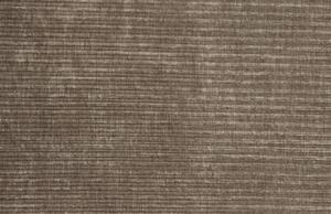 Hoorns Szürke barna kordbársony háromszemélyes kanapé Twilight 230 cm