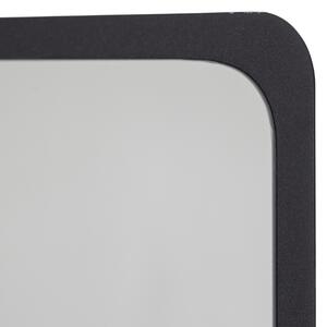 Hoorns Fekete fém tükör 130 x 50 cm
