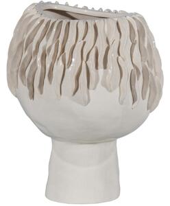 Hoorns Fehér kerámia váza Sonam 22 cm