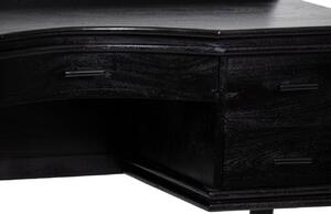 Hoorns Fekete akác íróasztal Libya 120 x 40 cm