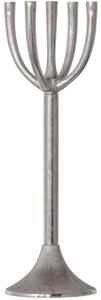 Hoorns Ezüst fém gyertyatartó Lorine 80 cm