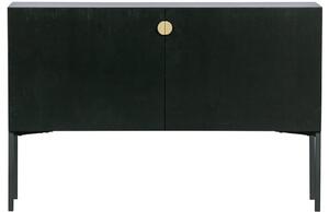 Hoorns Morton fekete fenyő komód 116 x 35 cm