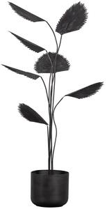 Hoorns Fekete fém művirág Francine 141 cm