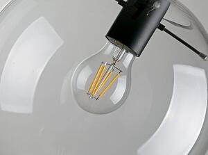 Mennyezeti lámpa APP308-1CP Fekete 30 cm