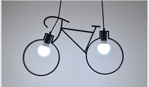 Mennyezeti lámpa APP216-2CP bicikli alakú fekete