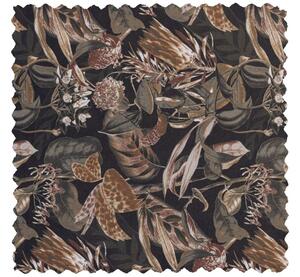 Hoorns Cales fekete bársony központi modul virágmintával