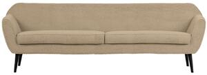 Hoorns Homokbarna szövet háromszemélyes kanapé Sanba 230 cm