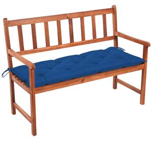 Tömör akácfa kerti pad párnával 120 cm