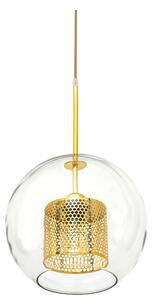 Mennyezeti lámpa APP555-1CP 25cm üveg arany