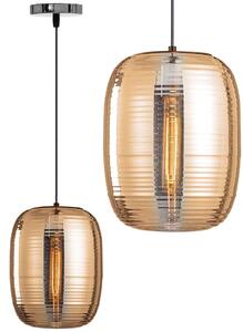 Mennyezeti lámpa amber APP567-1CP bronz színű