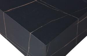 Hoorns Benou fekete márvány dohányzóasztal 60 x 60 cm