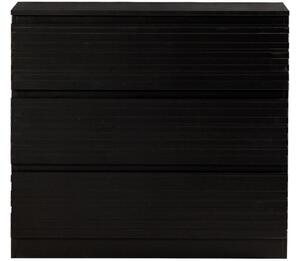 Hoorns Janien fekete fenyő komód 83 x 46 cm