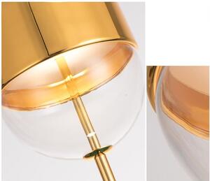 Mennyezeti LED lámpa APP549-1CP üveg arany