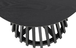 Hoorns Fekete fenyő oldalasztal Tasset 50 cm
