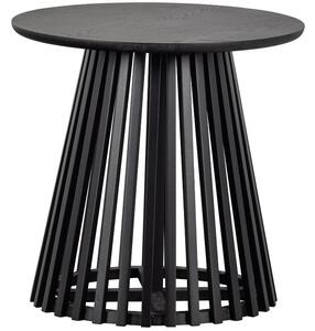 Hoorns Fekete fenyő oldalasztal Tasset 50 cm