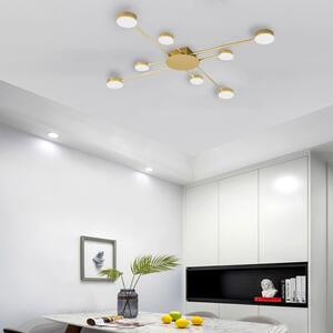 Mennyezeti LED lámpa APP524-8C arany + távirányító