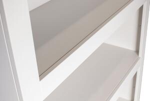 Hoorns Bona szürke-fehér fenyő könyvespolc 107 x 39 cm