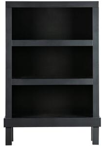 Hoorns Bona fekete fenyő könyvespolc 107 x 39 cm