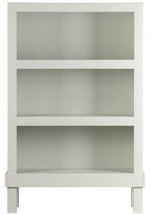 Hoorns Bona szürke-fehér fenyő könyvespolc 107 x 39 cm