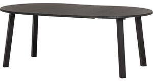 Hoorns Fekete tölgy összecsukható étkezőasztal Janton 120 cm