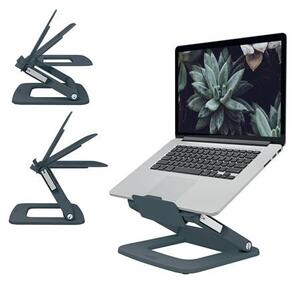 Laptop állvány, állítható, LEITZ Ergo, szürke (E64240089)
