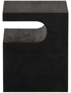 Hoorns Fekete mangó oldalasztal Tamboo 40 x 40 cm