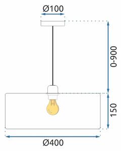 Mennyezeti Lámpa APP1016-3CP