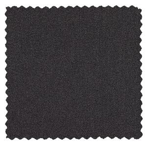 Hoorns Merton grafit fekete szövet lábzsámoly 90 x 90 cm