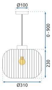 Mennyezeti Lámpa APP1069-CP