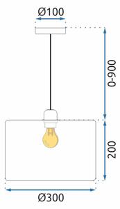 Mennyezeti lámpa APP1015-1CP