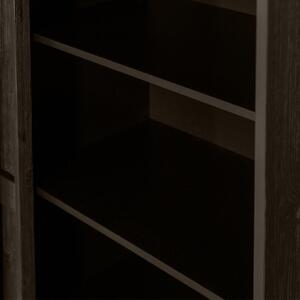 Hoorns Sötétbarna fenyő szekrény Kitai 215 x 139 cm